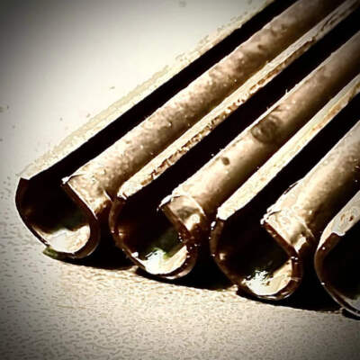 2 mm Federspannstift Schlitz gewendelt Rolle Stahl schwer metrisch
