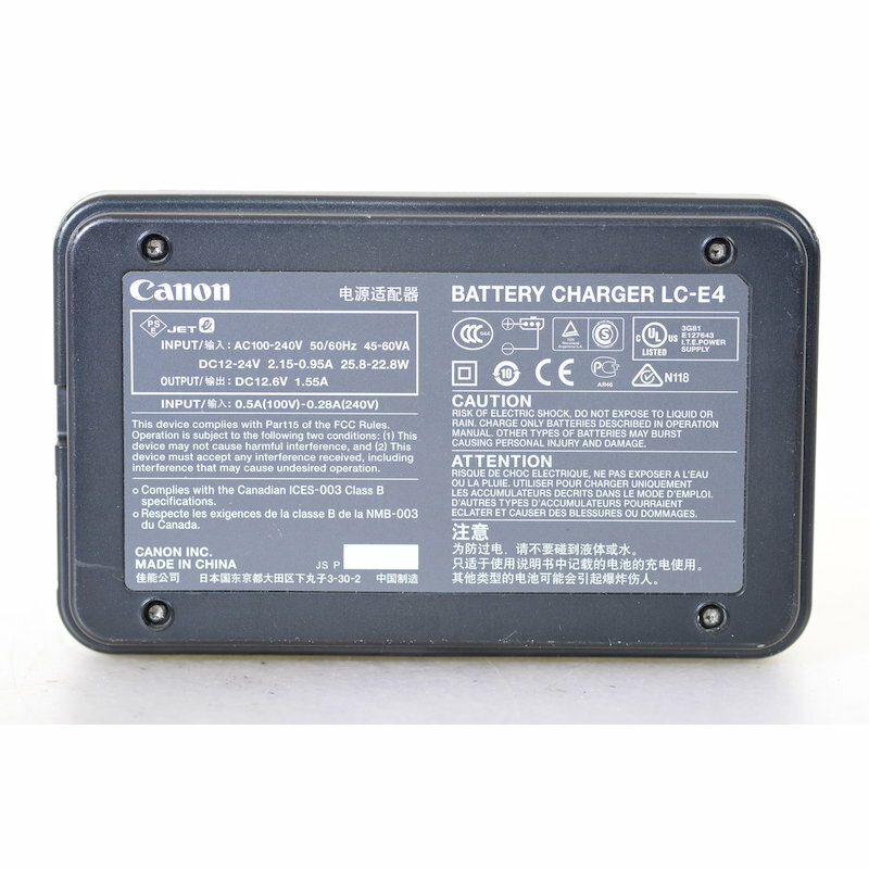 CANON キャノン LC-E4N / LC-E4 純正バッテリーチャージャー 2点まとめ