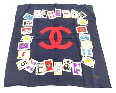 CHANEL Vintage 超大判スカーフ　136×136 楽天市場】シャネル スカーフ 大判の通販