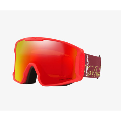 Oakley Line Miner L Grenache I Am B1B Prim Snow Torch Iridium Maske Snowbo...