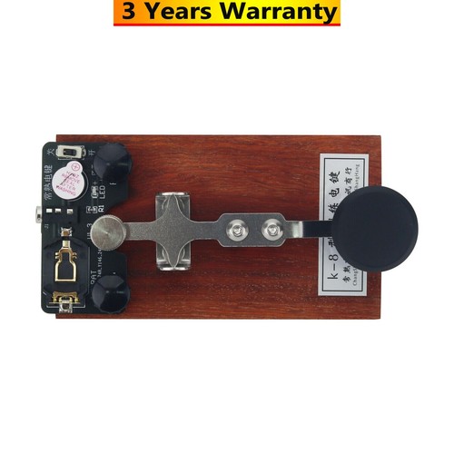 K-8 Training CW Key Sound Light Manual Transmission Training Morse Code Key - Photo 8/9