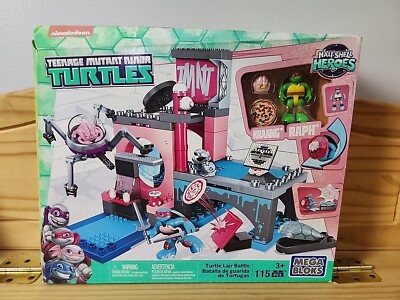 Mega Bloks Teenage Mutant Ninja Turtles Half-Shell Heroes Turtle Lair Battle NEW