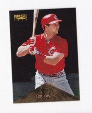 1996 Pinnacle Baseball Eric Owens Reds #384 Rookie Card. rookie card picture