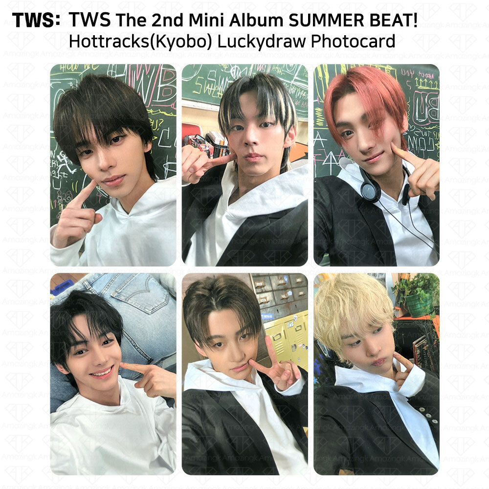TWS The 2nd Mini Album SUMMER BEAT Lucky Draw Photocard TWS The 2nd Mini Album SUMMER BEAT Lucky Draw Photocard