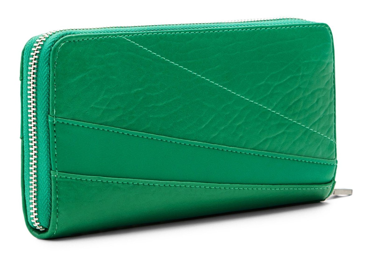 Desigual Machina Fiona Long Wallet Geldbörse Jungle Green grün Neu  