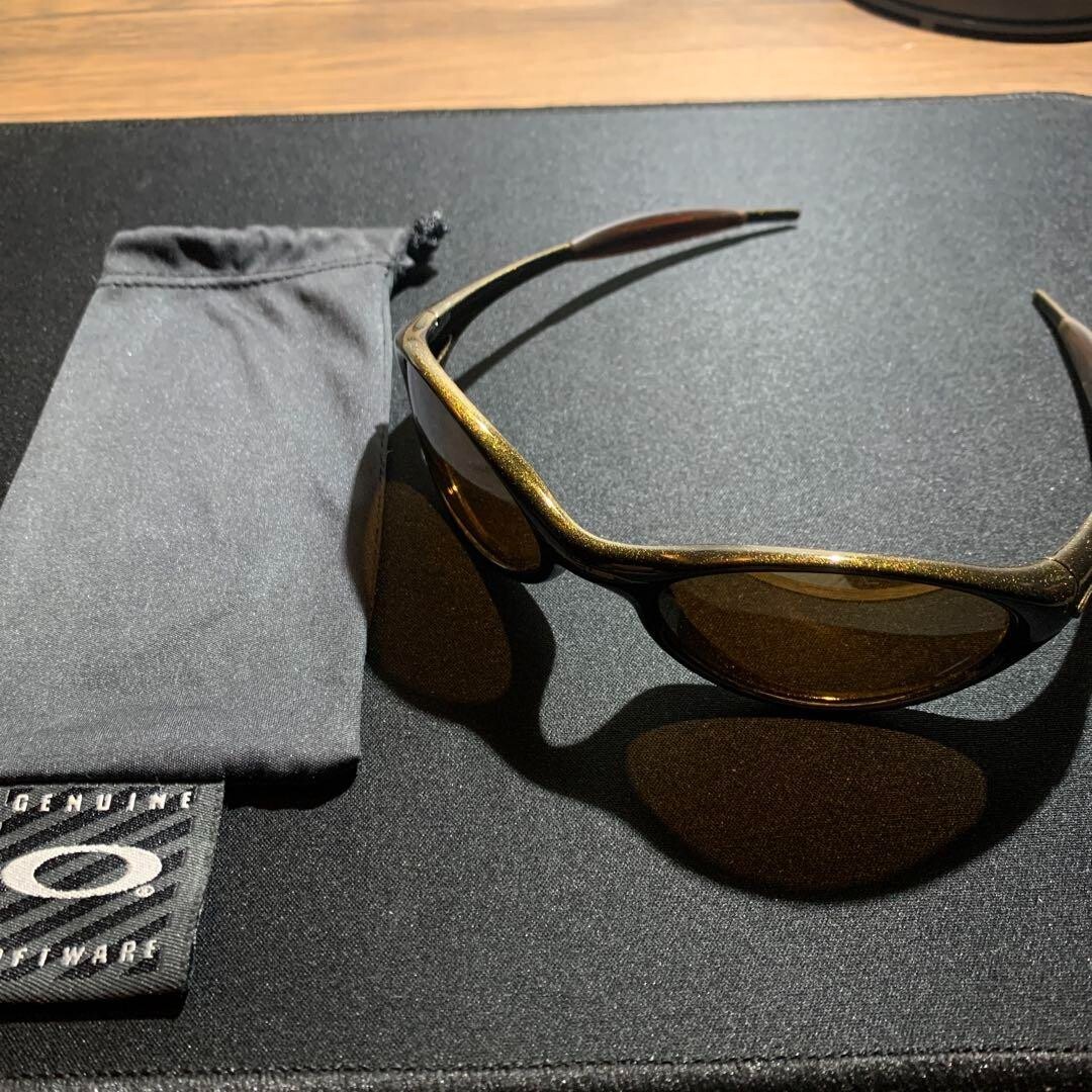 Oakley Eye Jacket Sunglasses Black Gold Fashion Men's Accessories