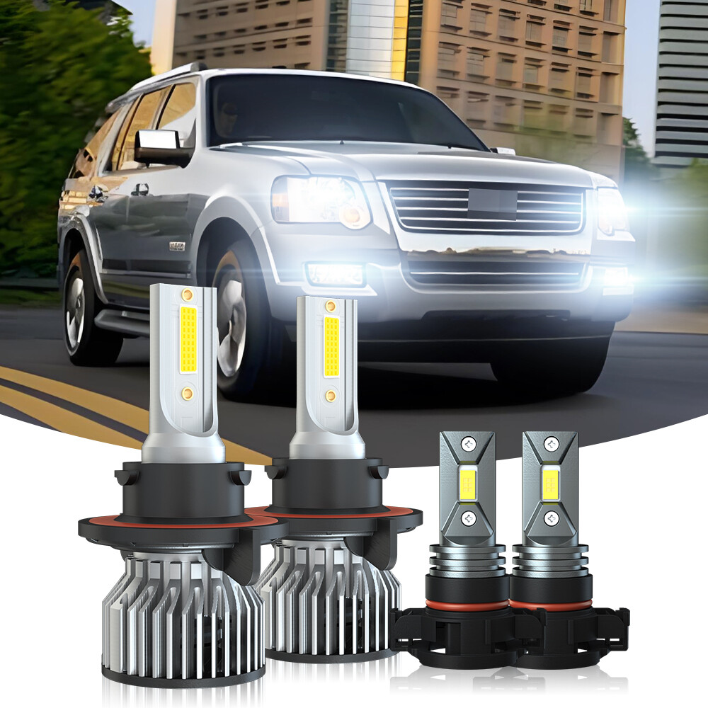 Clear Fog Lamp Pair For 2008-2010 Ford Explorer Sport Trac Pair Of Clear Fog Lights For 2008-2010 Ford Explorer Sport Trac - Left & Right Sides 2008-2010 Ford Explorer Sport Trac Clear Fog Lamp Pair - Foto 4