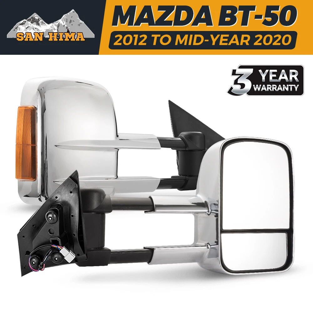 Extendable towing mirrors online for mazda bt50