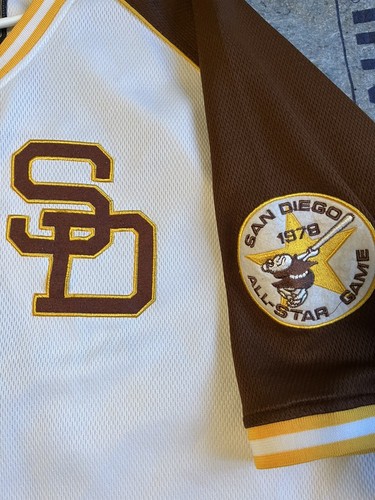 Vintage 3XL XXXL San Diego Padres Jersey 1978 All Star Cooperstown Stitched - Picture 4 of 8