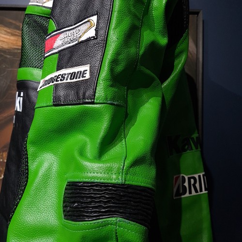 KAWASAKIMan'sMotorbike Jacket/Like NEW/4XL/Armp2Armp65cm/Around Waist121cm/L70cm - Picture 6 of 24