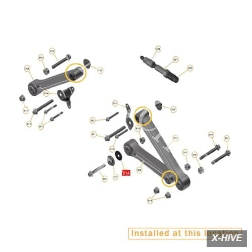 McLaren 570S Engine mount bushings Set