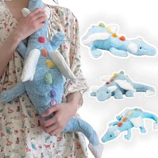 Large Sky Blue Dragon Plush Toy Jelly Cat Style Stuffed Animal 50cm Soft US