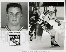 Press Photo New York Rangers Hockey Player Tony Amonte - srs02422