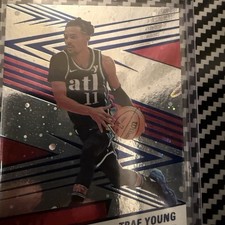 Panini Revolution 2024-25 Trae Young #27 Blue Cosmo /285 Atlanta Hawks NBA
