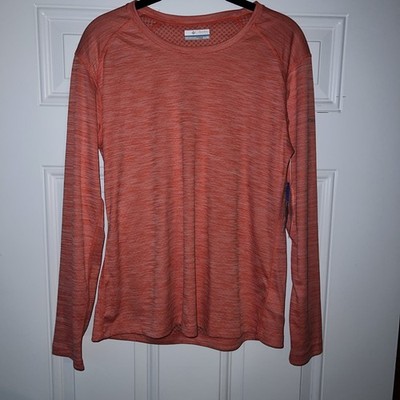 NWT Columbia Women s XL River Chill Omni-Freeze Zero Wicking L/S Shirt Pink
