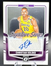 2024-25 Panini Donruss Optic - Signature Series Christian Koloko, Christian...