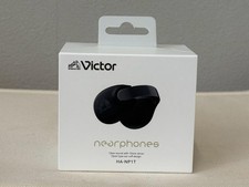 JVC Victor HA-NP1T-B Open-Ear True Wireless Bluetooth Near-Ear Headphones Black