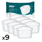Filterkartuschen ersetzen Brita Maxtra+ Sillar 9er Pack reduzieren Kalk & Chlor
