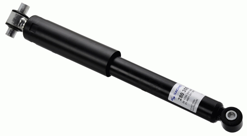Amortisseur SACHS 280 355 en acier renforcé compatible OE 1087964