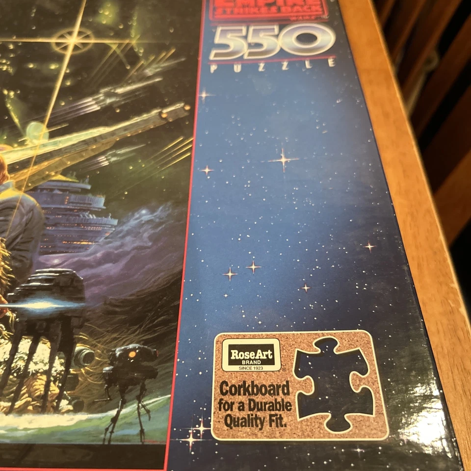 Star Wars The Empire Strikes Back 550 шт. головоломка 1996 Roseart запечатанная - Изображение 3 из 3