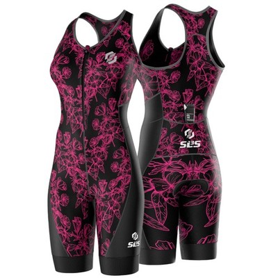 Triathlon Suit Women Sleeveless Premium FX Fabric Elektra Large SLS3 Suits Shelf