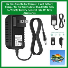 Certified 6V Kids Ride-On Car Charger - Essential Accessory for Joyful Rides