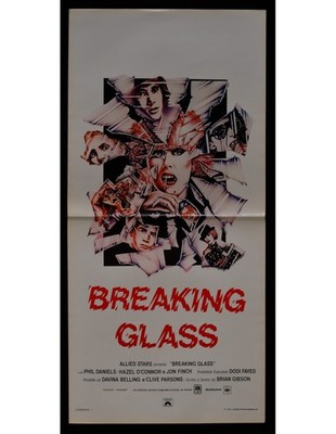 Plakat BREAKING GLASS Phil Daniels Jon Finch Hazel Brian Gibson B318