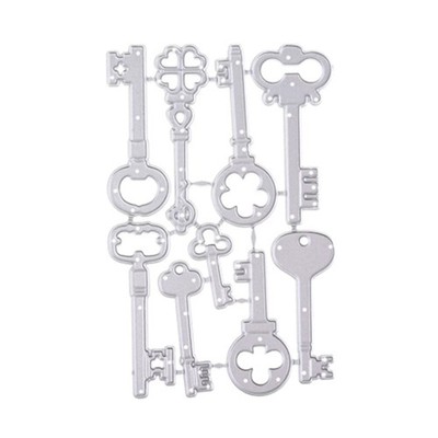 Key Shape Die Cut Templates for Card Making Scrapbooking Paper Craft