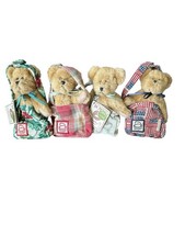 Set Of 4 Mini Boyd s Bears Plush Longaberger 