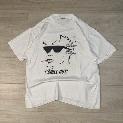 Vintage 80s Chill Out shirt Size Large It's Not Who You Are It's What You Wear