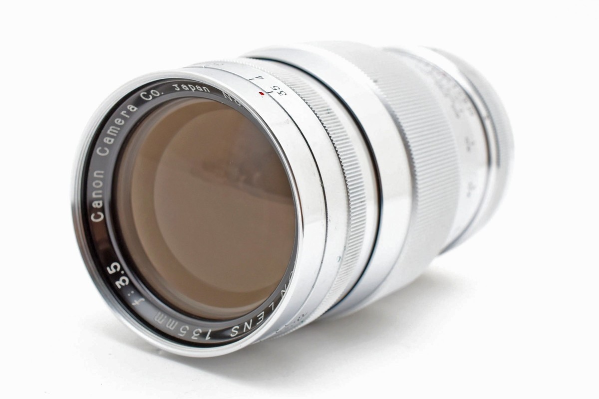 Canon 135mm F/3.5 Telephoto Lens L39 LTM Leica screw mount [Near