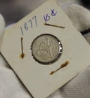 1877 US Seated Liberty Dime 10c Fine (Cleaned)