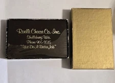 Roelli Cheese Co. Inc.  Shullsburg Wisconsin WI Company Vintage Playing Cards 01