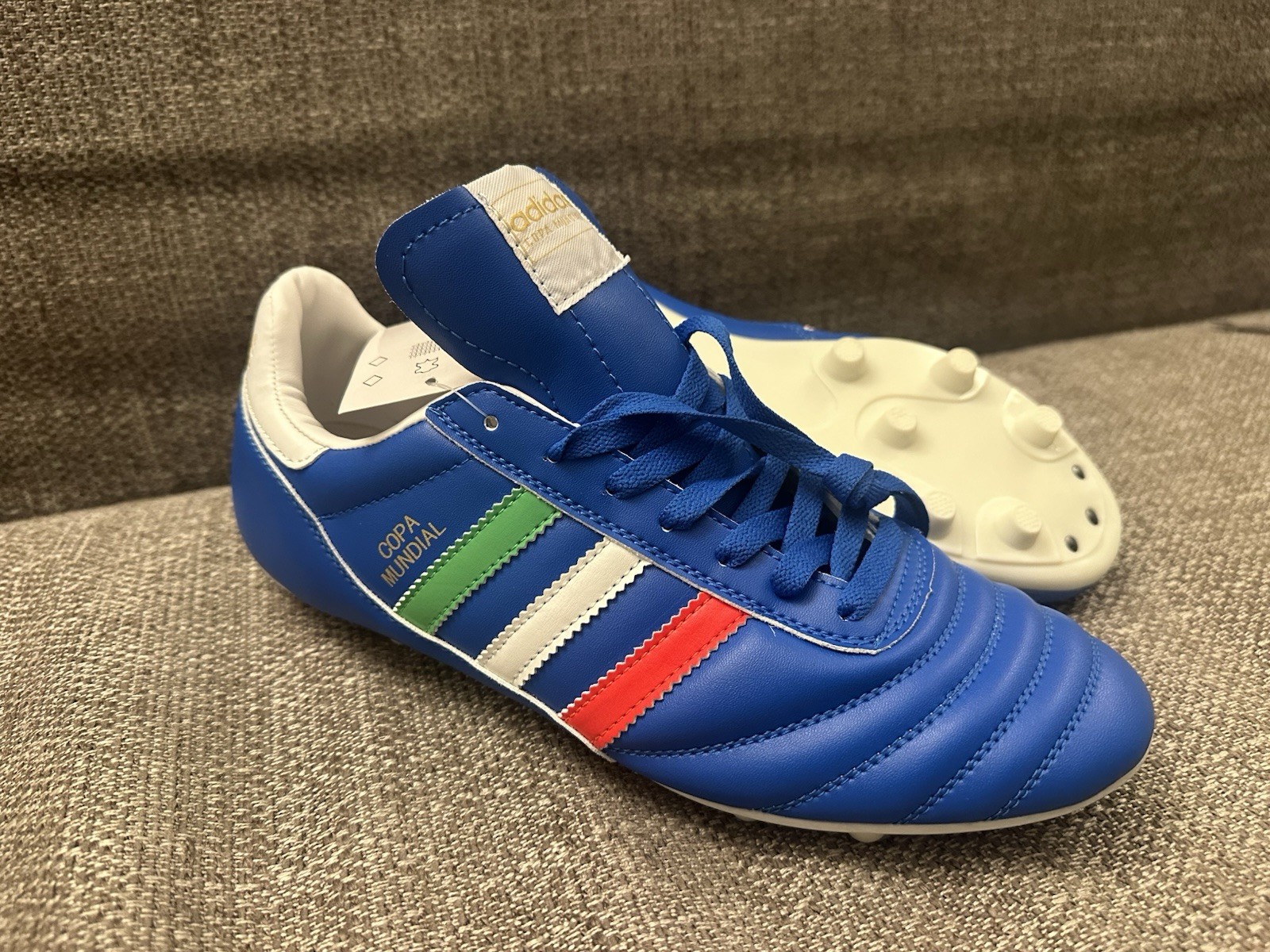 ADIDAS SCARPE DA CALCIO COPA MUNDIAL FG - IG6280 - NR 42 - NUOVE Blue Italy foto 3