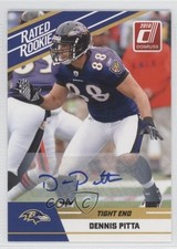 2010 Donruss Rated Rookie Box Set Auto Dennis Pitta #28 Auto d8n