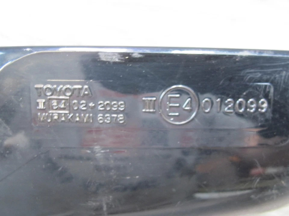 LEXUS J100 LX470 1998-2002 LADO DERECHO PASAJERO PUERTA ELÉCTRICA ESPEJO RETROVISOR EXTERIOR NEGRO Foto 4 de 4