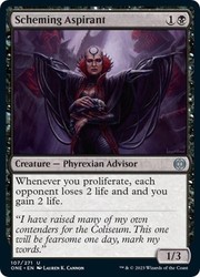 Scheming Aspirant 107 Foil Phyrexia: All Will Be One