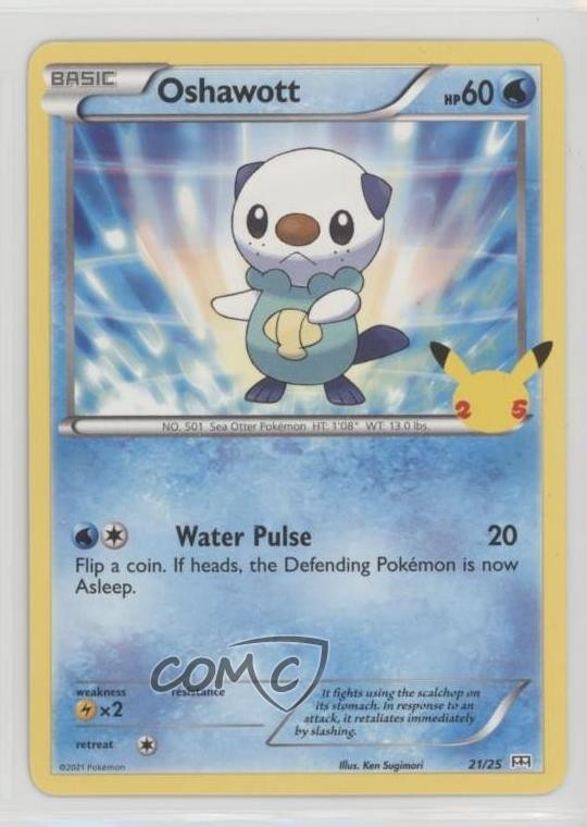 Oshawott Pokémon Sword & Shield McDonald's Collection #21