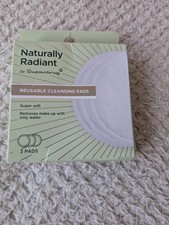Naturally Radiant Reusable Cleansing Pads 3 Pack – Superdrug – NEW Eco Makeup