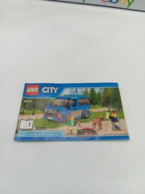 Lego City 60117 Original Instruction Manuals / Booklets Mini Van with Camper
