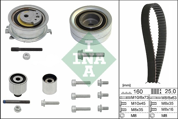Fits INA 530 0550 10 TIMING KPL. 1.6TDI/2.0 TDI  ⭐UK Stock⭐