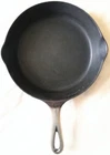 Griswold #6 699 Large Block Logo Plated Chrome Cast Iron Skillet