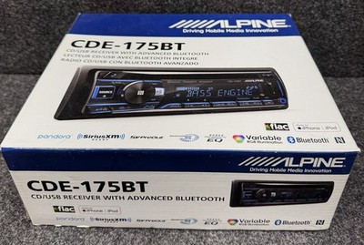 Alpine CDE-175BT BRAND NEW/EXTREMELY Hard to find, exactly as shown