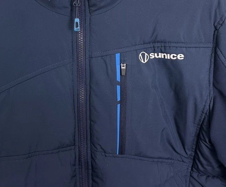 Chaqueta elástica aislante sin plumas Sunice Forbes térmica 3M azul para hombre talla S Foto 2 de 4
