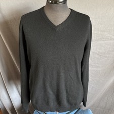 Brooks Brothers 100 3 Ply Cashmere V Neck Sweater Black Hong Kong