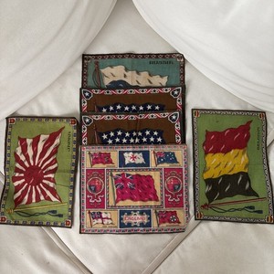 Vintage Tobacco Premium Felt Flannel Flag Cigarette Cigar Quilting 6 Misc Flags