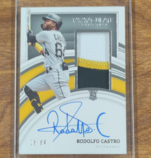 🔥 2022 Panini Immaculate Rookie Patch Auto Rodolfo Castro #158 Jersey /64