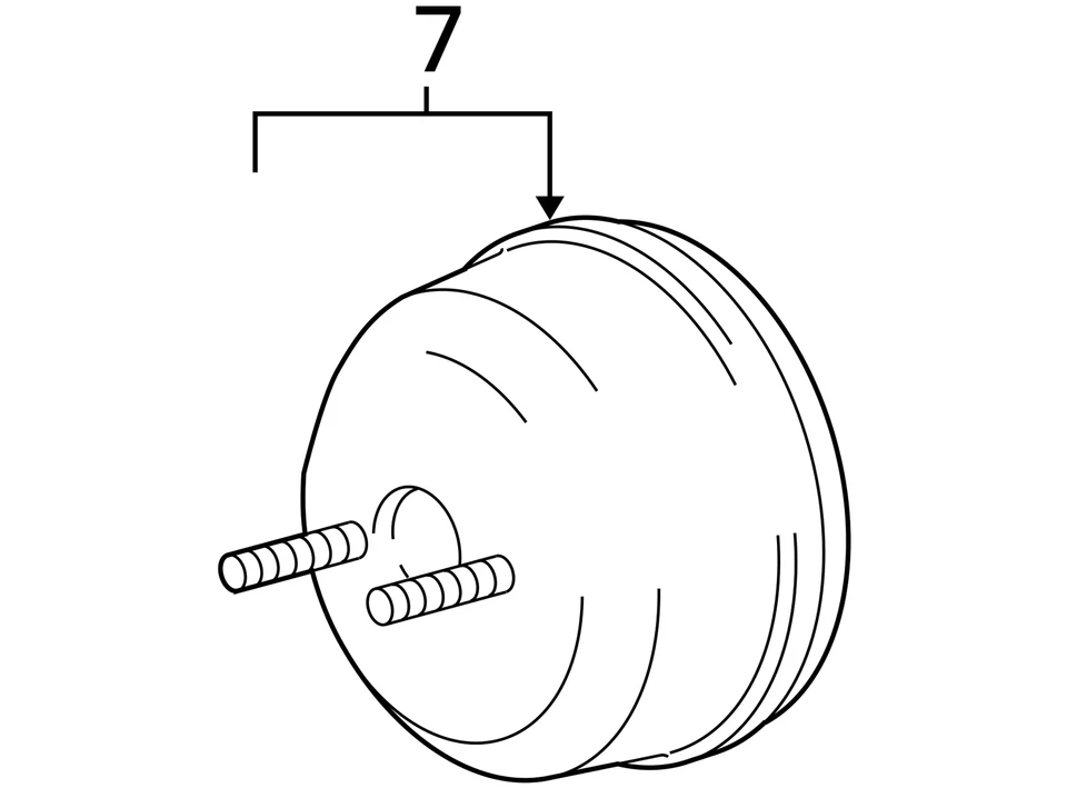 Potenciador de freno Ram1500 Sku 2012 #4236498 Foto 4 de 4