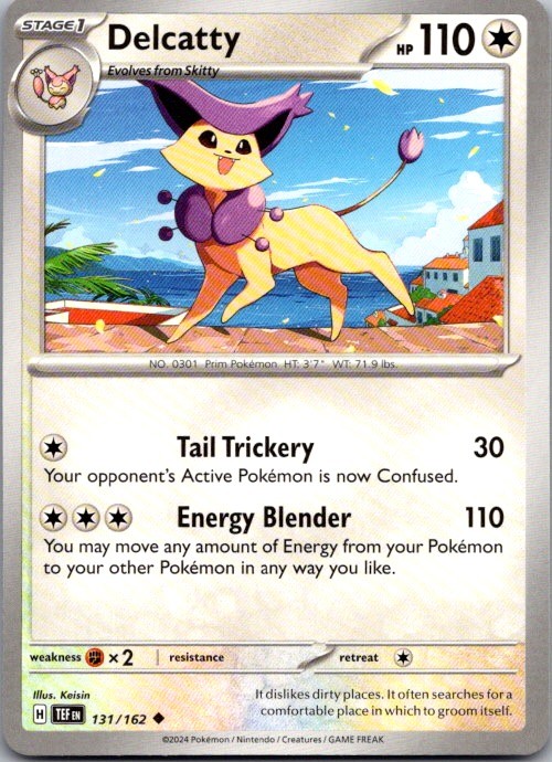 Delcatty 131/162 Uncommon Temporal Forces Pokemon Near Mint