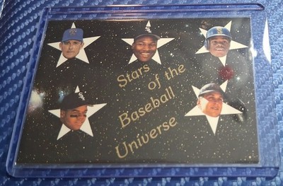 1990 Stars of the Baseball Universe Nolan Ryan/Bo Jackson/Frank Thomas/Ken